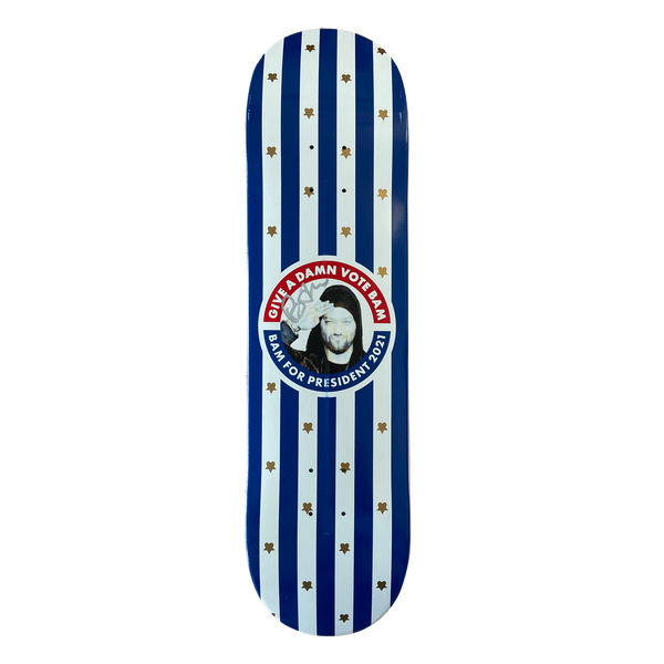 SIGNED DECK - GIVE A DAMN VOTE BAM I